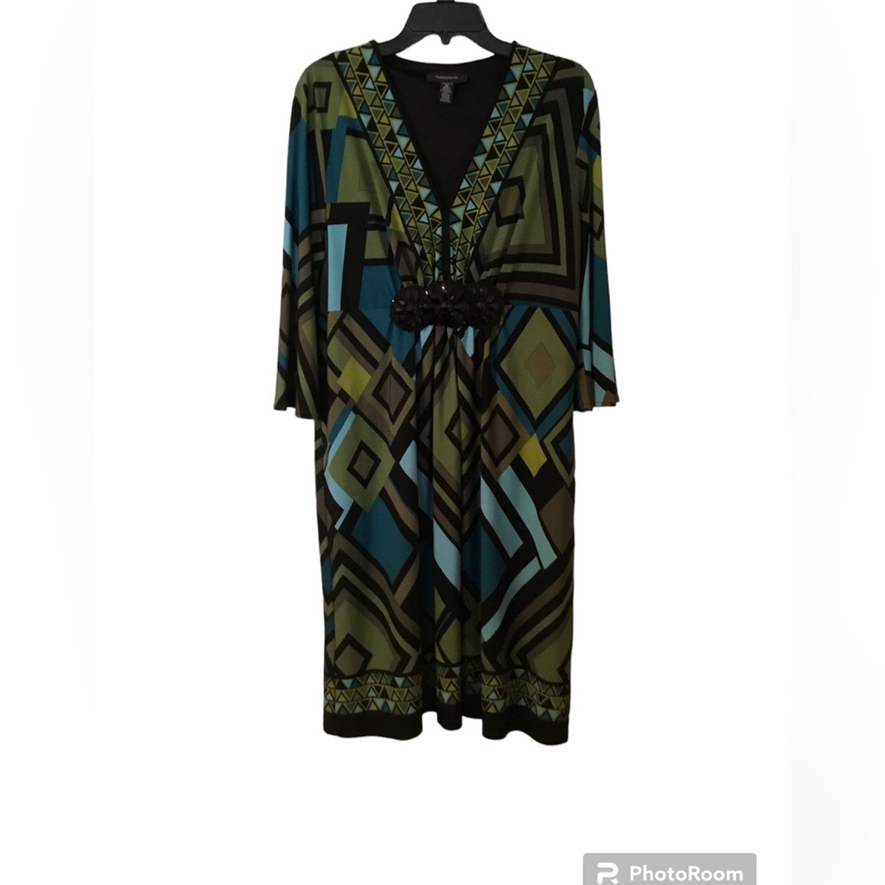 R&M Richards Fit and Flare Dress Size 16